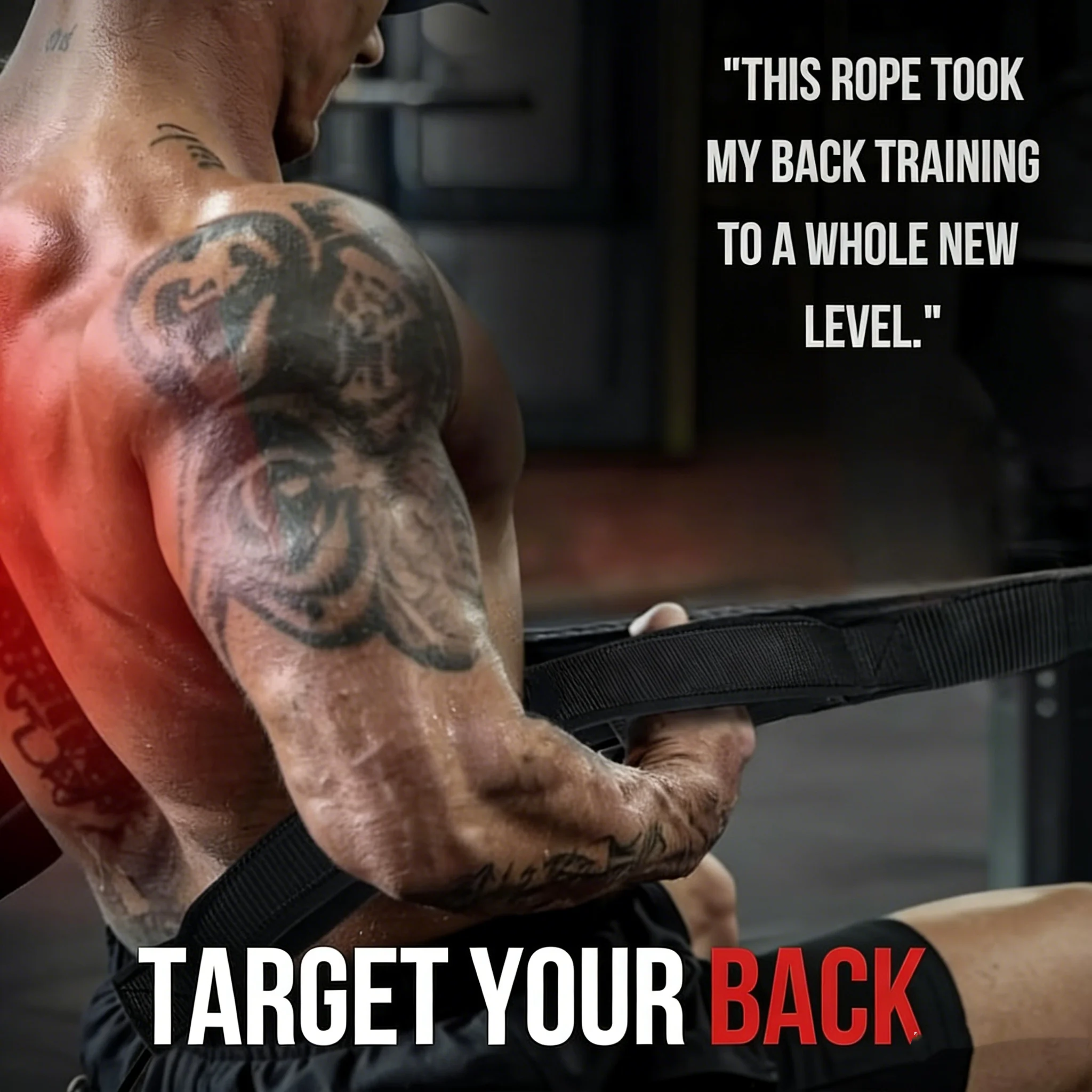 Trizeps-Seilgriffe, Größere Bewegungsbereich, Trizeps-Zugseil für Push Downs, Crunches, Facepulls für Profis – Detail 1