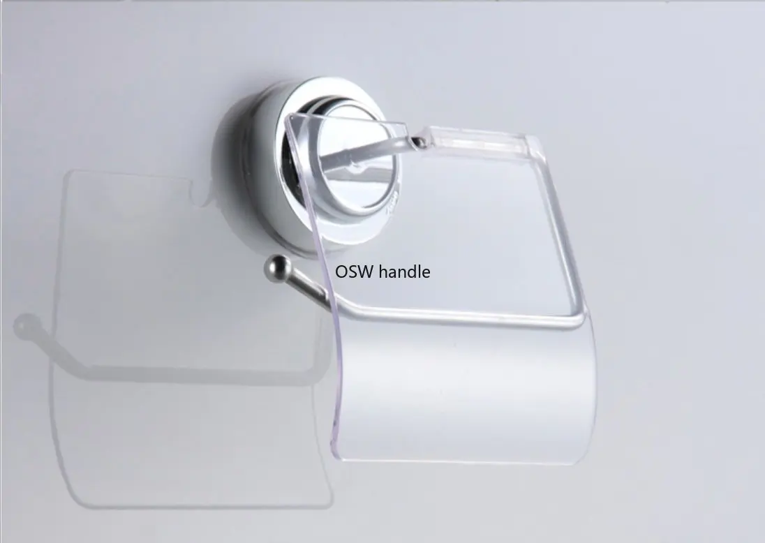 Modern Vacuum Suction Cup Toilet Paper Holder Removable Bracket for Bathroom Kitchen Stainless steel paper towel holder