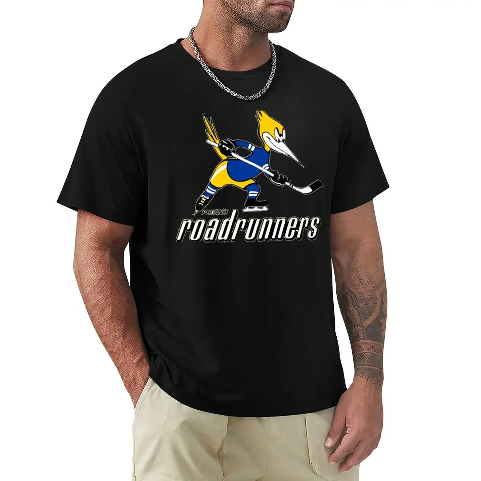 Phoenix Roadrunners WHA Hockey T-Shirt graphic t shirts rapper graphic tees mens t shirts casual stylish