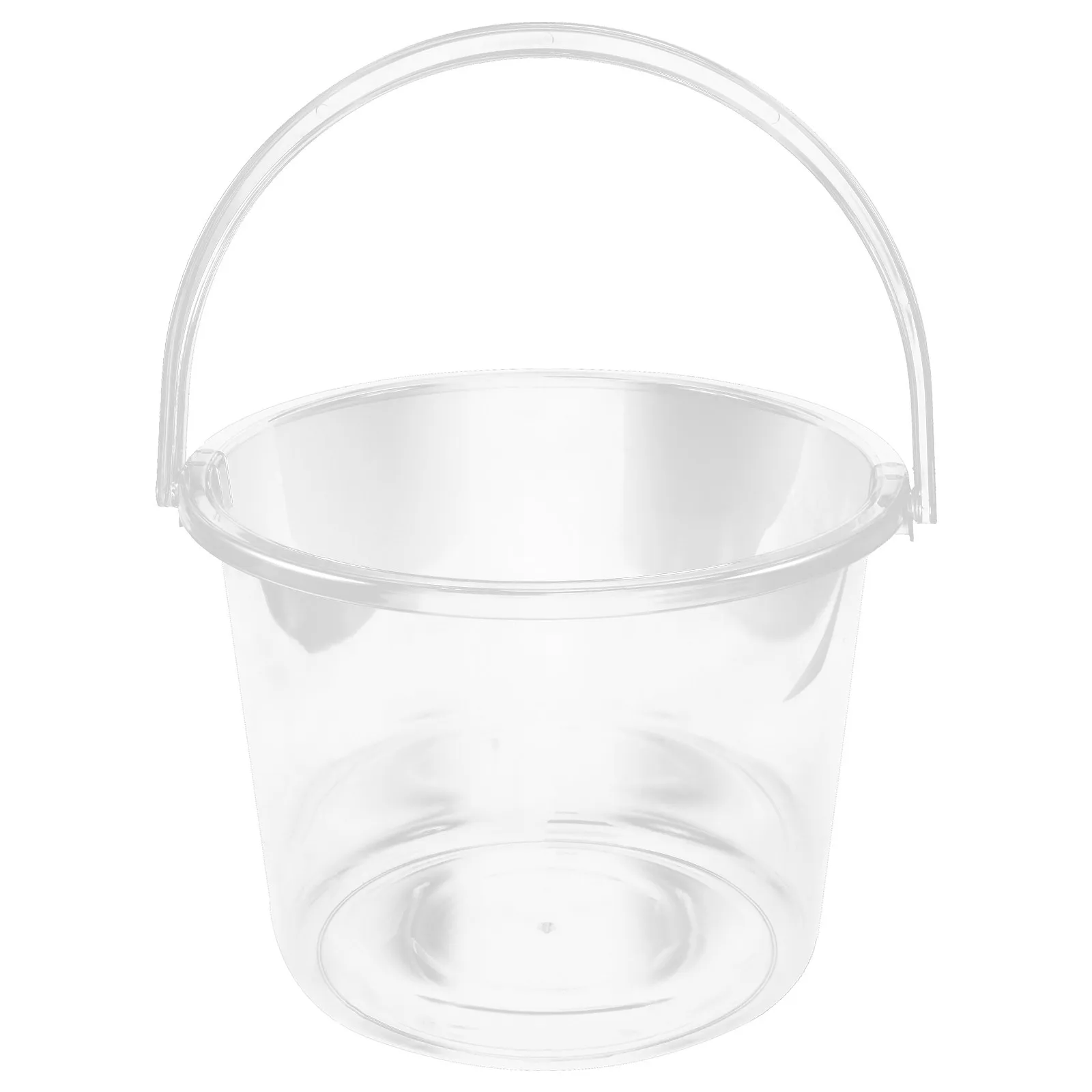 

Plastic Bucket With Handle Large Capacity Multipurpose Water Bucket For Home Garden Dorm Washing Cleaning Portable Storage