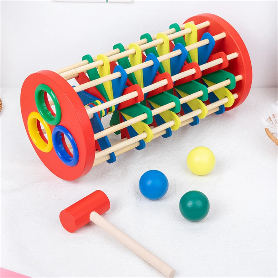 

Montessori Materials Sensory Toys Ball Tower Rolling Montessori Toys For 3 Year Olds Fine Motor Skill Children Gift D44Y