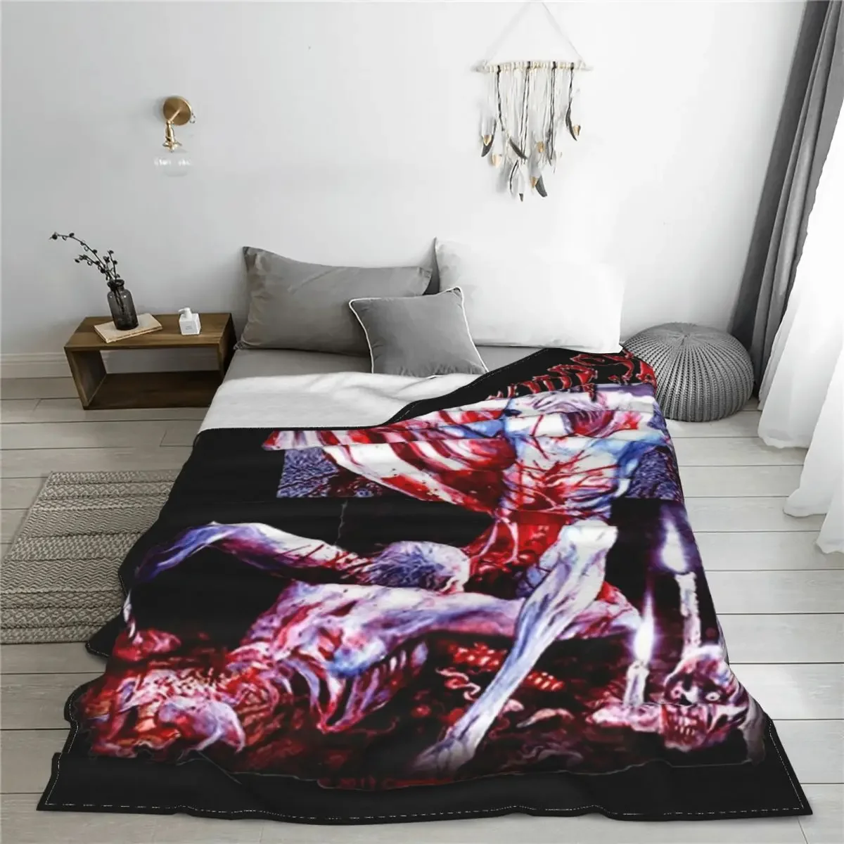 Cannibal cadavere Rock Band Merchandise coperta Coral Fleece peluche divano Heavy Metal Throw coperta accogliente caldo per copriletti da ufficio