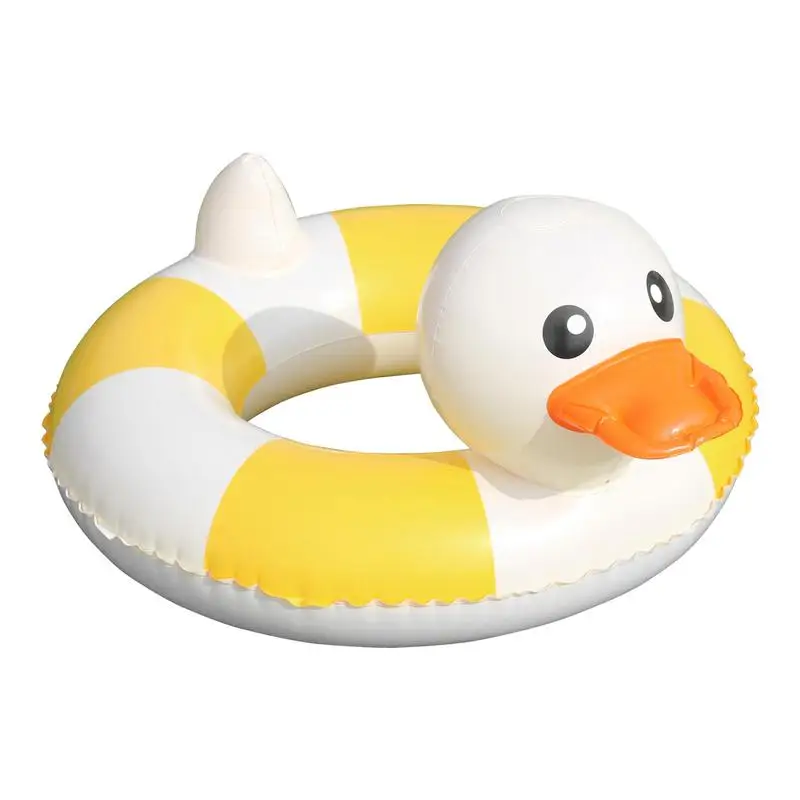 

Swim Ring For Kids Swimming Inflatable Ring Duck Shape Swim Rings Water Swim Beach Party Supplies Pool Toys Pool Floaties