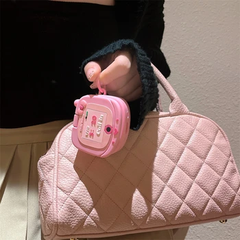 3D PSH ที่ครอบหูฟังแบบกระจกลายรักสีชมพูสำหรับ Apple airpods 1 2 3 airpods Pro/Pro2เคสหูฟังบลูทูธไร้สาย