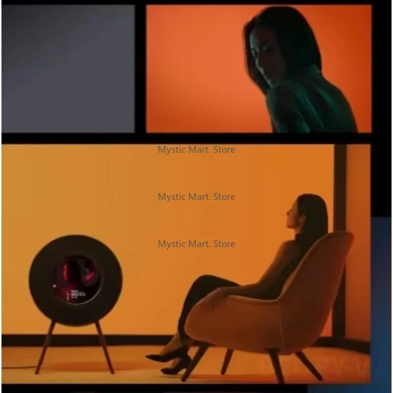 Floating Subtitle Lyrics Speaker MO-RR-OR-ART R1: Bluetooth HiFi Stereo for Smart Home Gifts