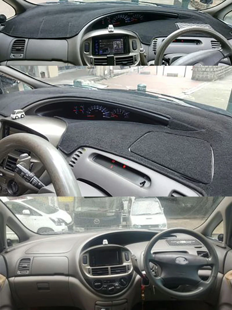 For Toyota Previa Estima Tarago R32 R30 R40 2001-2005 Dashmat Dashboard Cover Instrument Panel Protective Pad Anti-Dirt Dash Mat