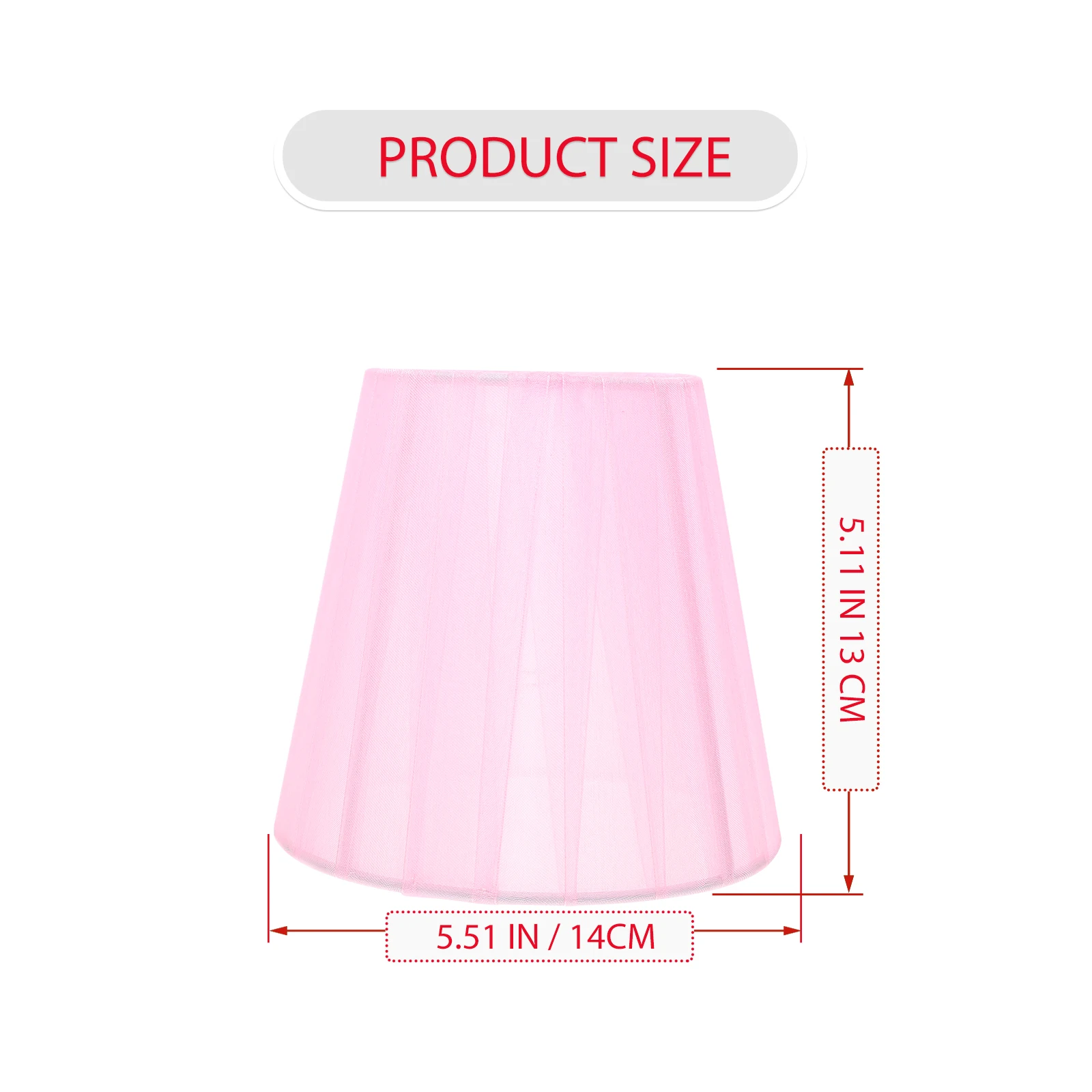 

Pink Lamp Shade Translucent Gauze Cover Wall Sconce Iron Mini Lampshade Chandelier Small Shades Gauze Table Light Desk Lamp