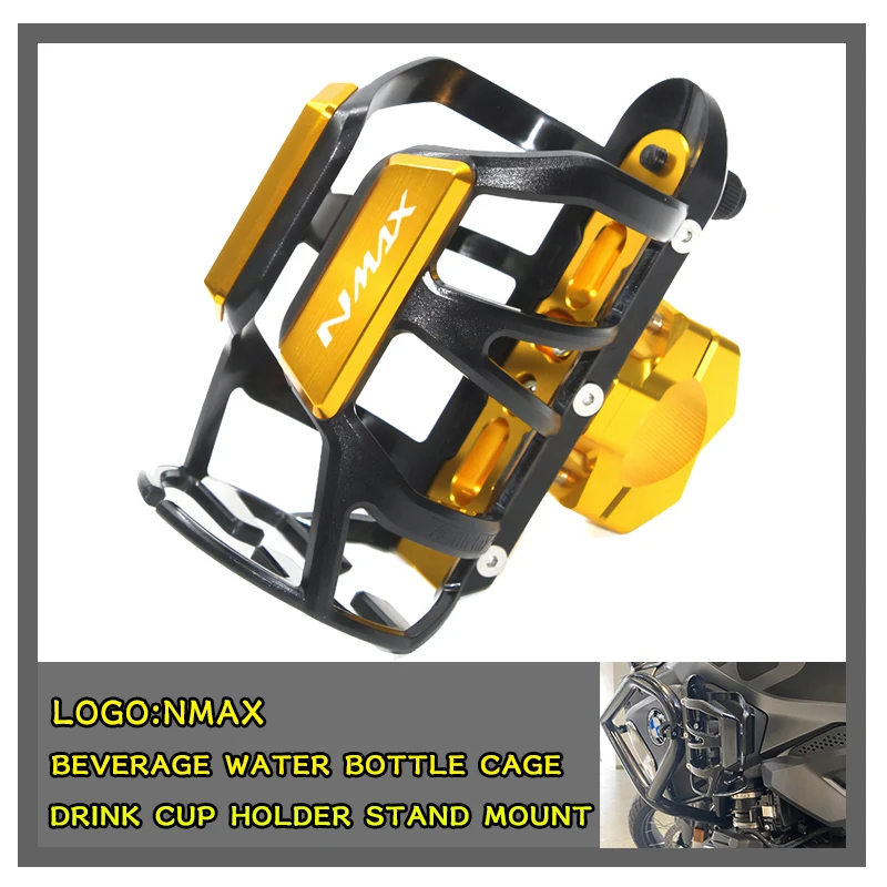 Motorbike Beverage Water Bottle Cage Drink Cup Holder Stand Mount Accessories For NMAX155 N MAX NMAX 155 125 NMAX125