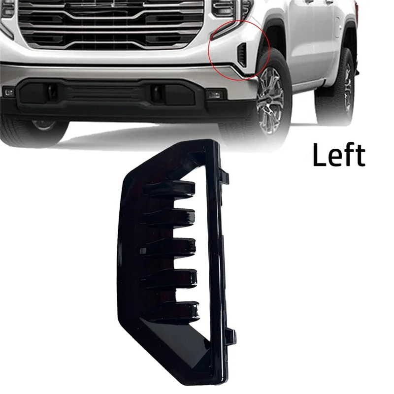 

Крышка бампера воздуховода передняя левая сторона водителя 84869627 для GMC для Sierra 22-23 сменные автомобильные аксессуары