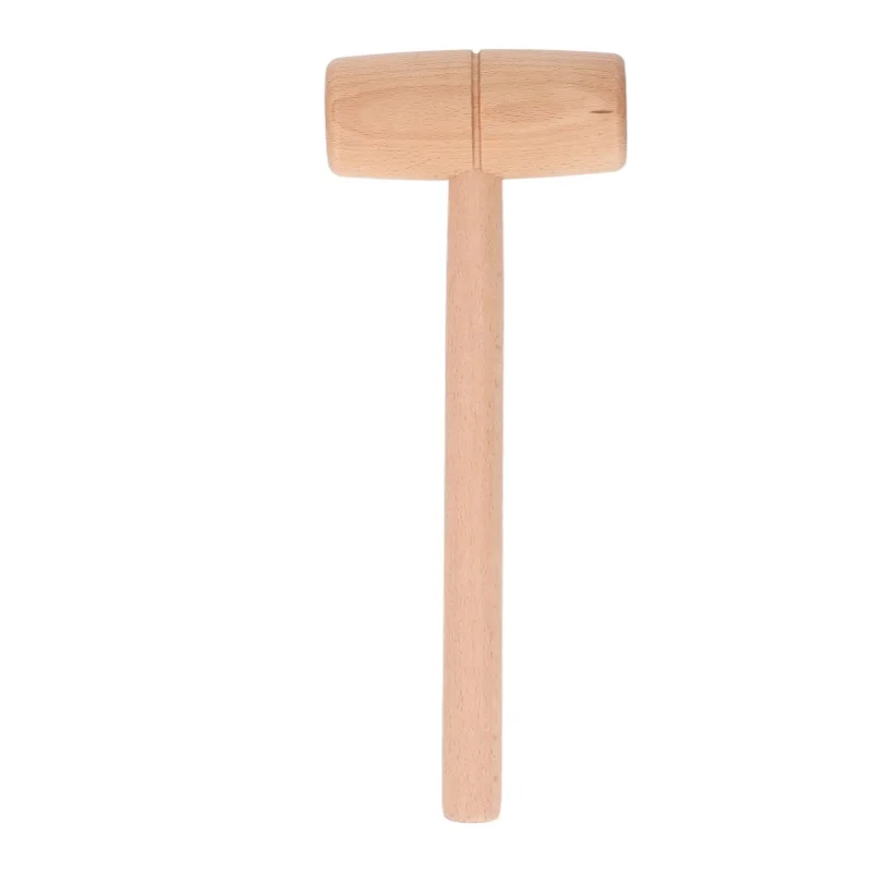 2Pcs Wood Hammer Inset Joint Multi Purpose Wooden Mallet For Factories Furniture Installation Carving Seafood Cracking Small