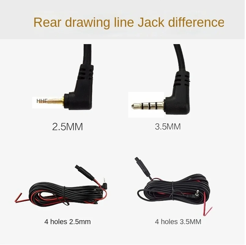 Imagem -04 - Jack Rca Cabo de Vídeo para Gps Navigator 15m Pinos Cabo de Vídeo para o Carro Dvr Gravador Pinos Cabo de Extensão de Vídeo 2.5 Milímetros