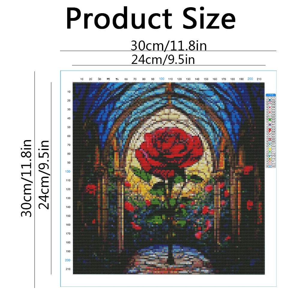 Evershine 11CT Haft Krzyżykowy – Embroidery Rose Stitch recenzja i cena