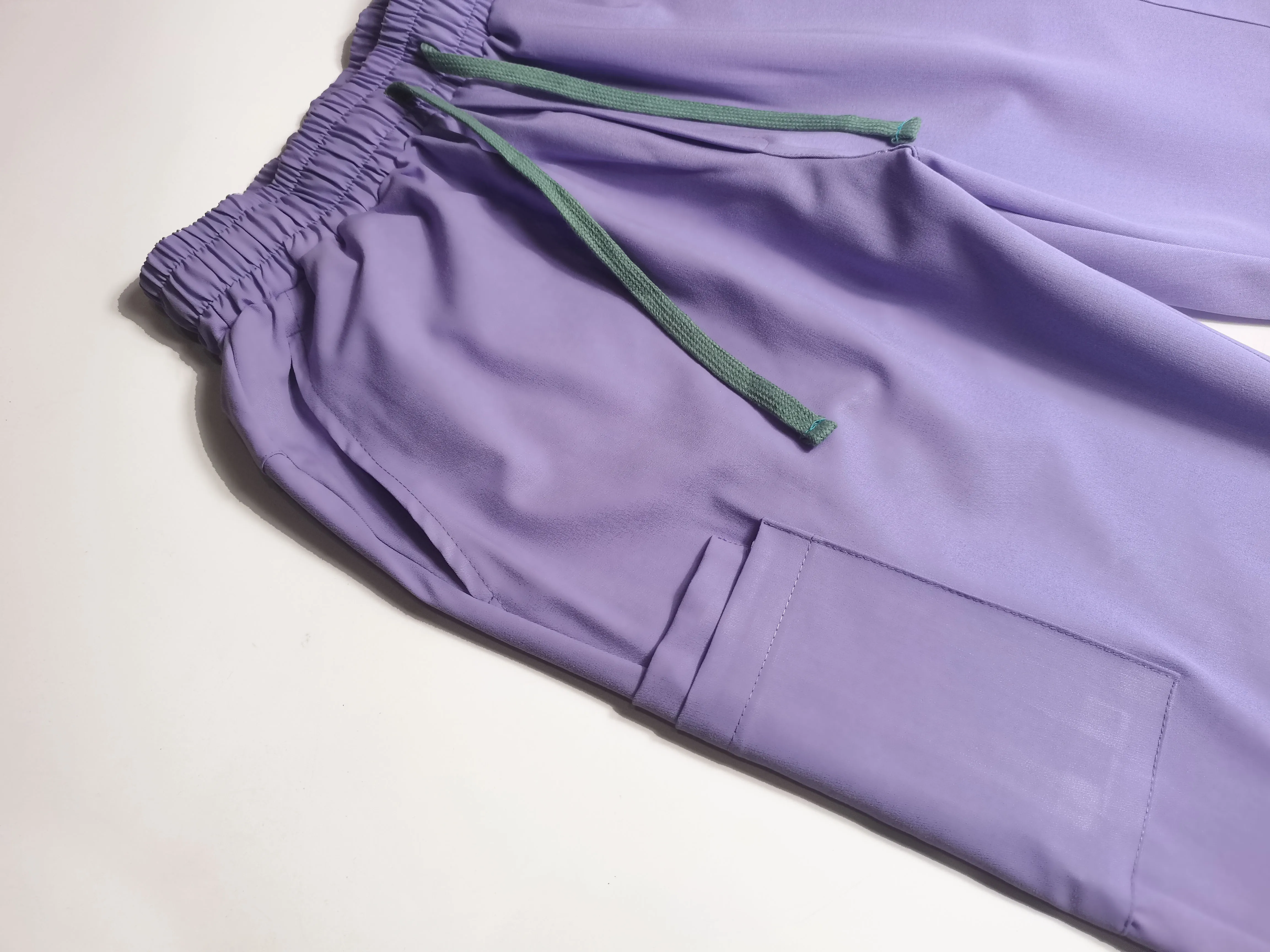 Surgical Clinical Aesthetic White Blue Uniforms Woman Surgical Scrubs Uniform Set Women Nurse Medical Jogger Materials Uniform