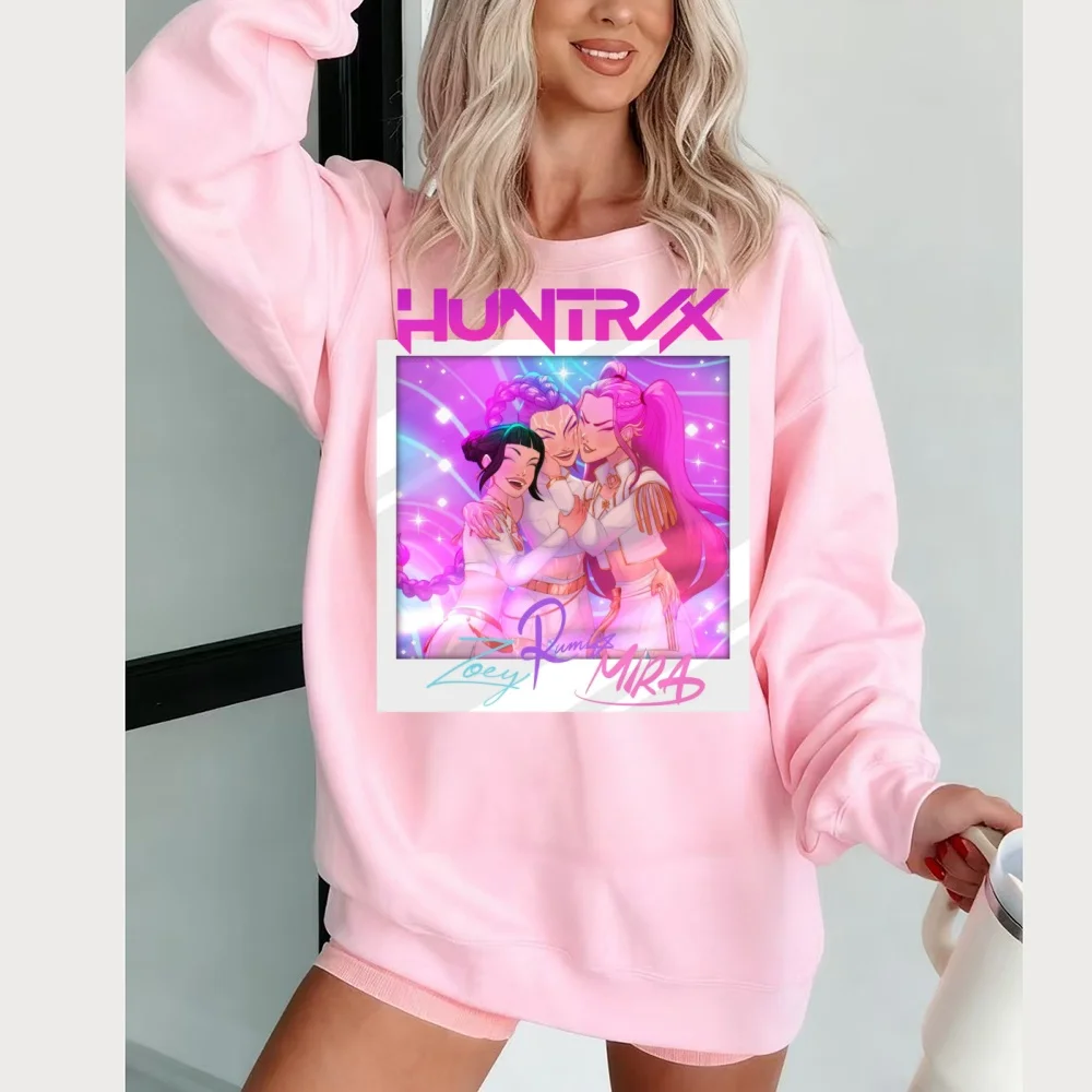 KPop デーモンハンター映画 2025 新しいフーディストリートトレンドスウェットシャツ男性と女性のレトロファッションオーバーサイズ服