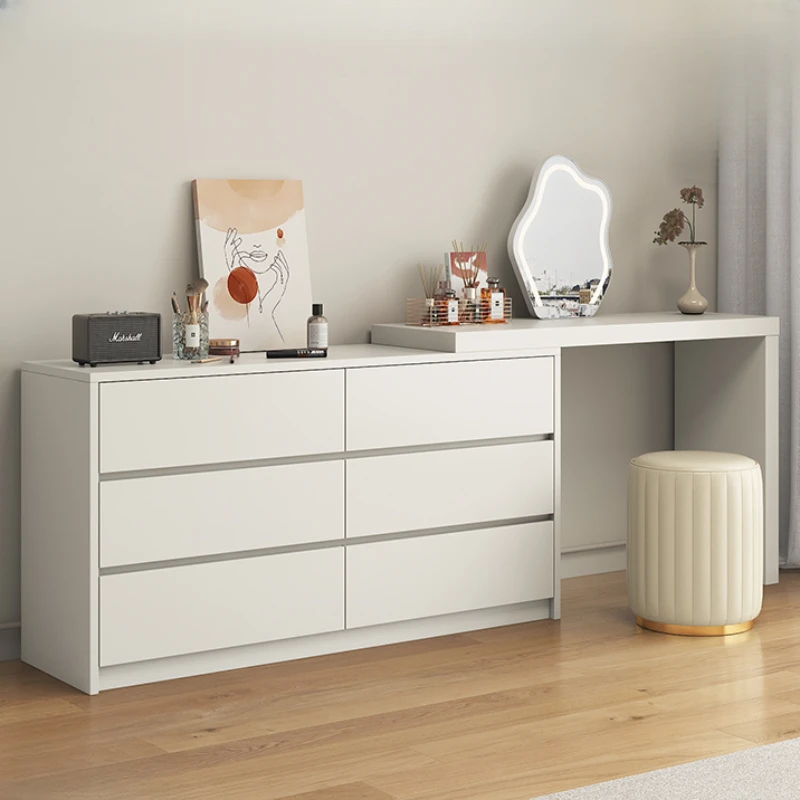 Bedroom White Dressers Rotating Table Top Professional Nordic Corner Dressers Minimalist Small Mesa De Maquillaje Room Furniture