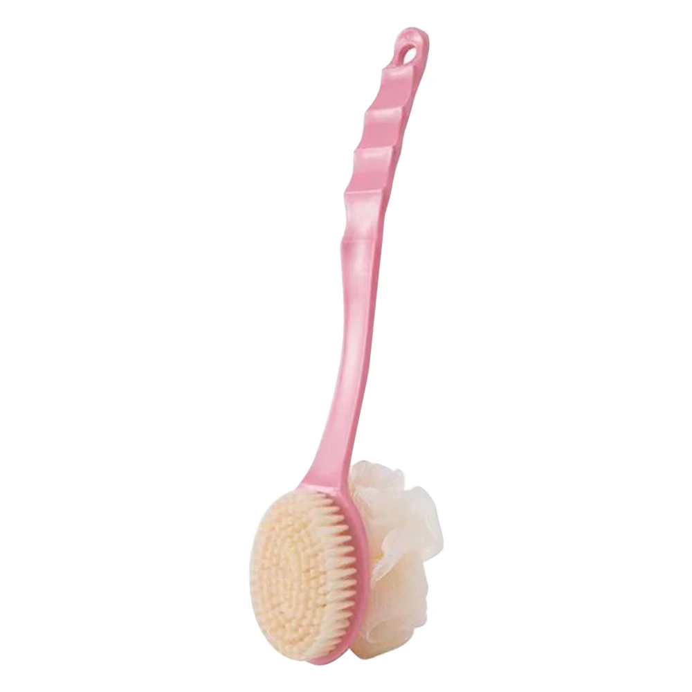 Multifunction Sponge Long Soft Hair Bath Brush Doubleside Rub Cleaning Shower Brush Back Scrubber Exfoliating Cleaning Tool