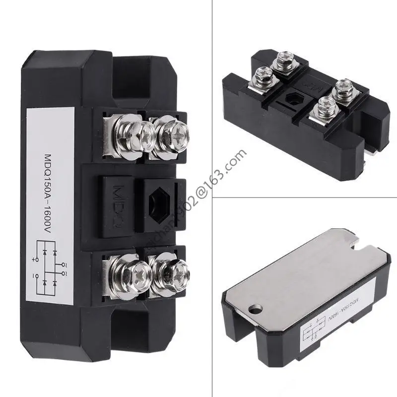 

X7AB MDQ 150A 1600V Черный однофазный диодный выпрямитель 150A AMP Высокая мощность 1600 В.