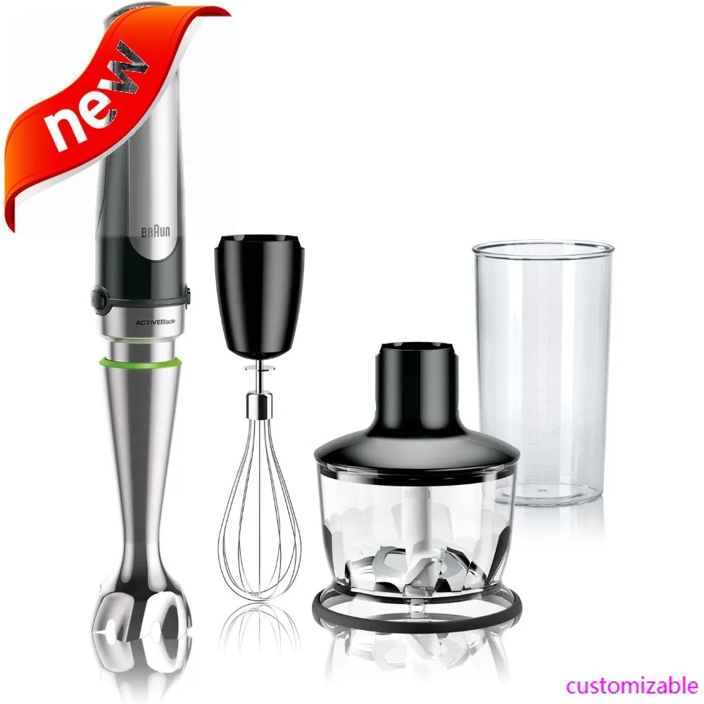 

NEW-MultiQuick 7 3-in-1 Immersion Blender With Food Processor – Powerful Handheld Electric Stick Blender - Emulsifier For Choppi