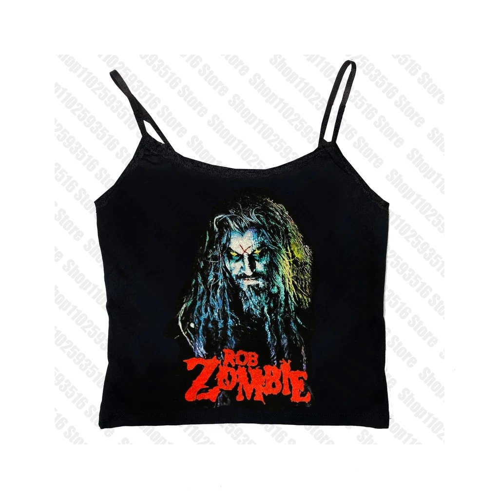 vintage Emo Girls Chic Letter anime Print Gothic Slim baby Top Women's Sleeveless Camisole Y2K Sexy Streetwear Hip Hop Punk Rock