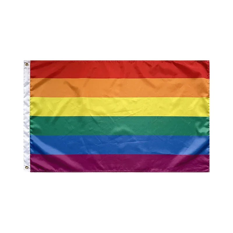 Lesbian Gay Bisexual Transgender Pansexual Progress Pride Rainbow Banner For Decor Polyester Philly Homosexual LGBT Flag