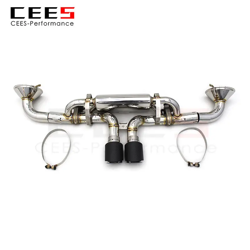 CEES Muffler Exhaust System for Porsche 911 992 GT3 4.0 2017-2023 Performance Stainless Steel Exhaust Pipe Car Exhaust System