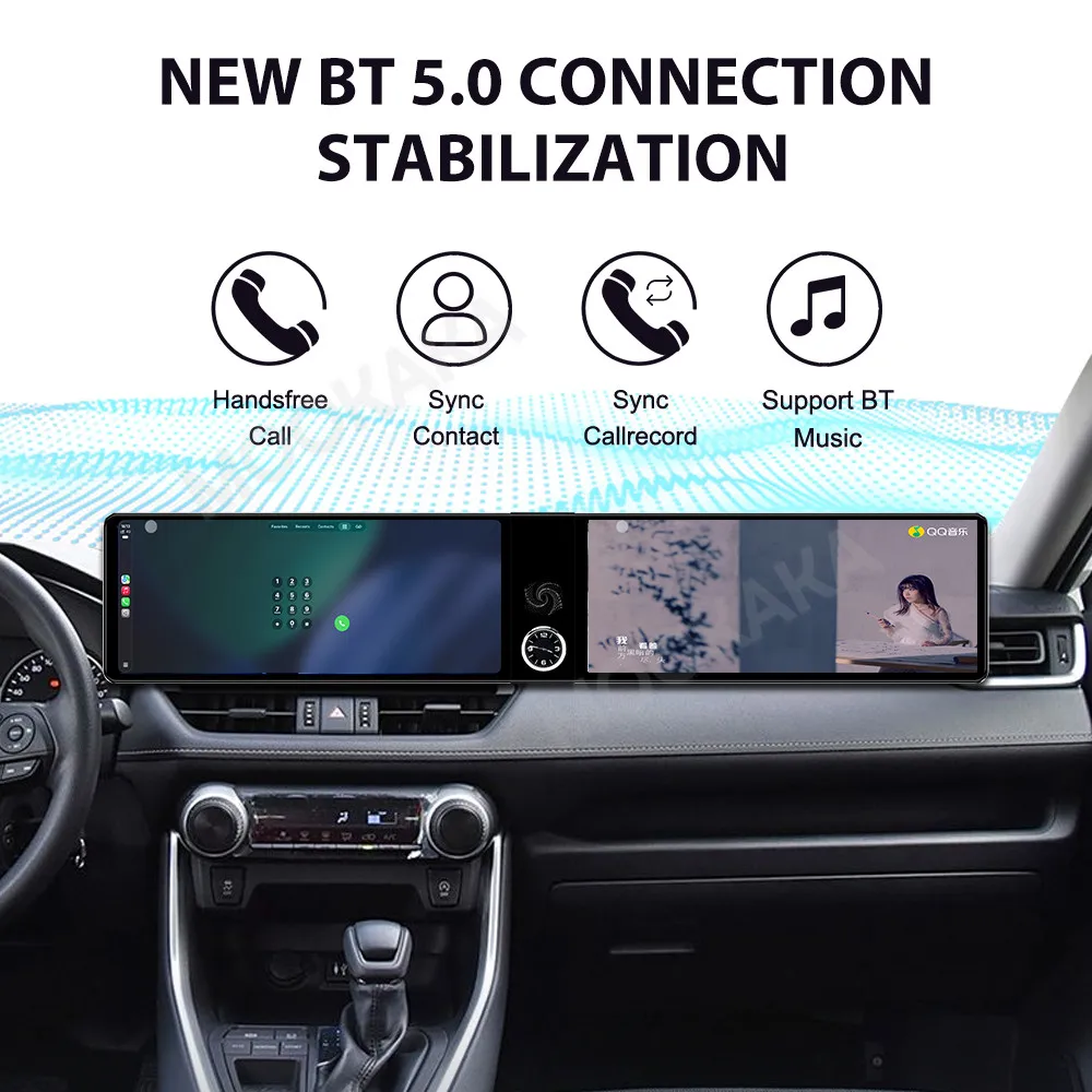 Car Accessories Radio For Toyota RAV4 2020-2022 Android Auto GPS Navigation Multimedia Stereo Receiver Head Unit Offline Maps