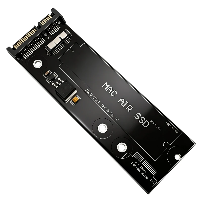 6+12Pin SSD to SATA 3.0 Adapter Card For MacBook Air 2010 2011 A1369 A1370 for Mac Solid State Drive Converter Board 22Pin Riser