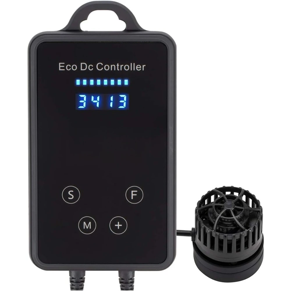 

Погружной магнитный волновой генератор постоянного тока 12 В, 1600 галлонов в час, насос Powerhead со светодиодным дисплеем, контроллер для аквариума 3-25