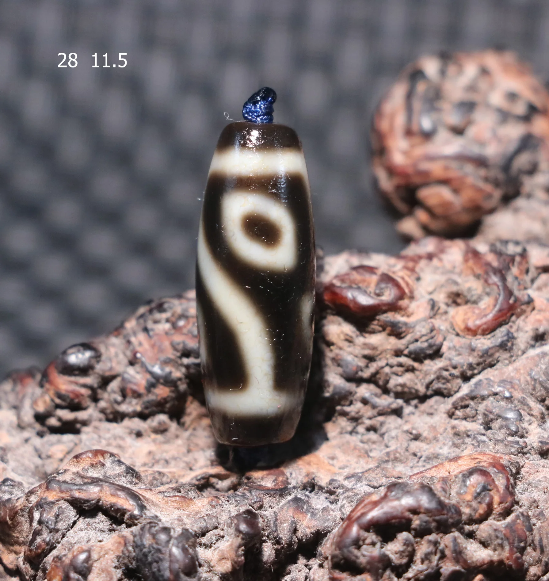 

Ultra Power Energy Tibetan old Agate Oily Patina 4 Phoenix Eyed dZi Bead Amulet Fit For Bracelet Amulet Treasure Jewelry