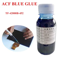 Original acf blue glue peelable blue glue Tuffy glue TF-4200EB series LCD screen special sealant acf transparent glue