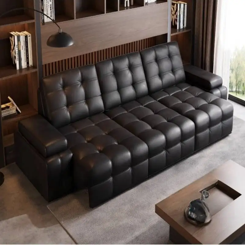 Bruin design elektrische fauteuils Hout Goedkope Scandinavische enkele woonkamerbanken Modern Italiaans Woonkamerbanken-meubilair