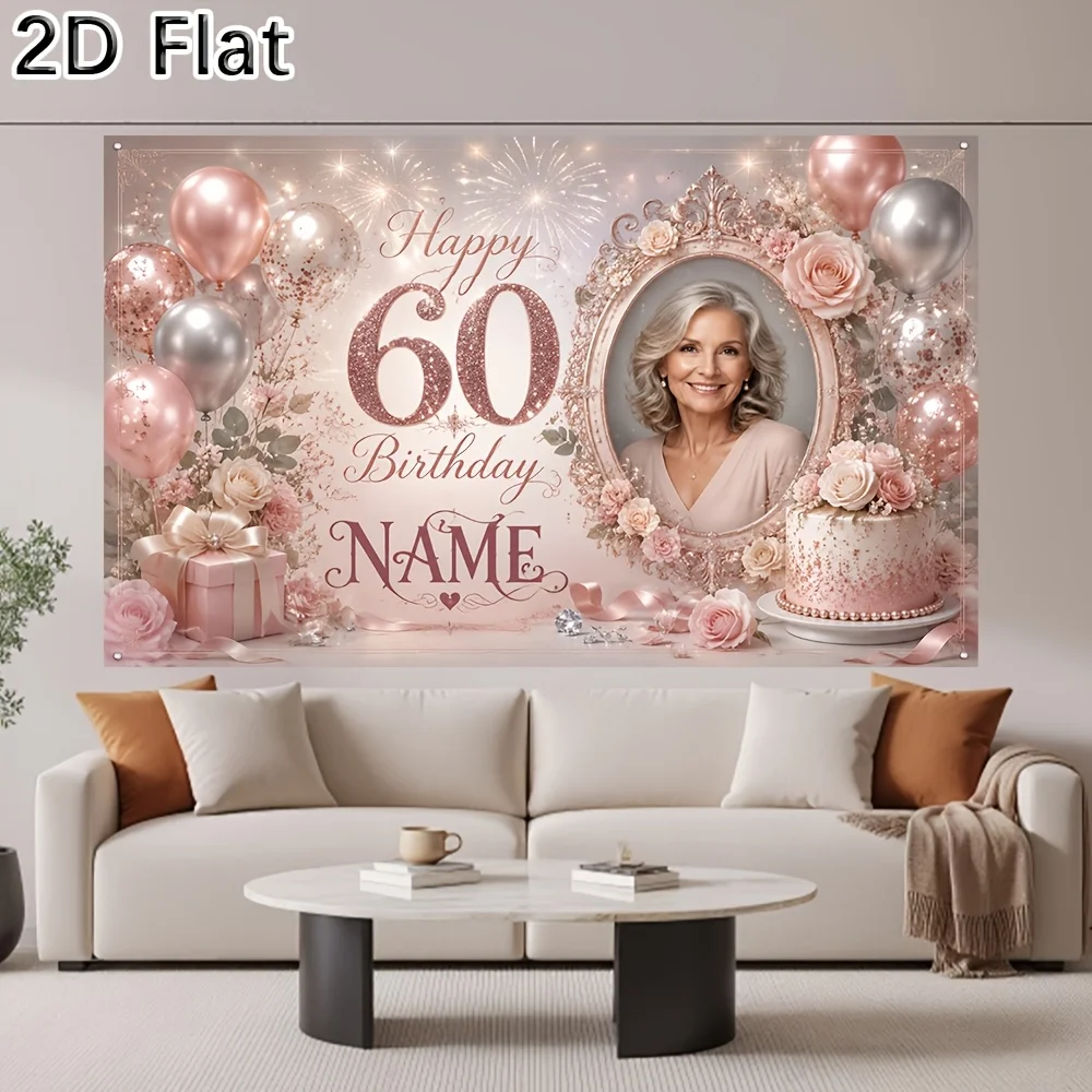 1pc  Personalized 60th Birthda - Party Banner Gold review and price