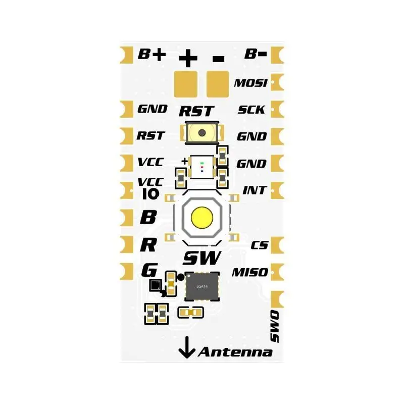 AP-LSM6DSV+ QMC6309 Chrysalis Module Designed For Slimevr Trackers And Smol Slime Trackers