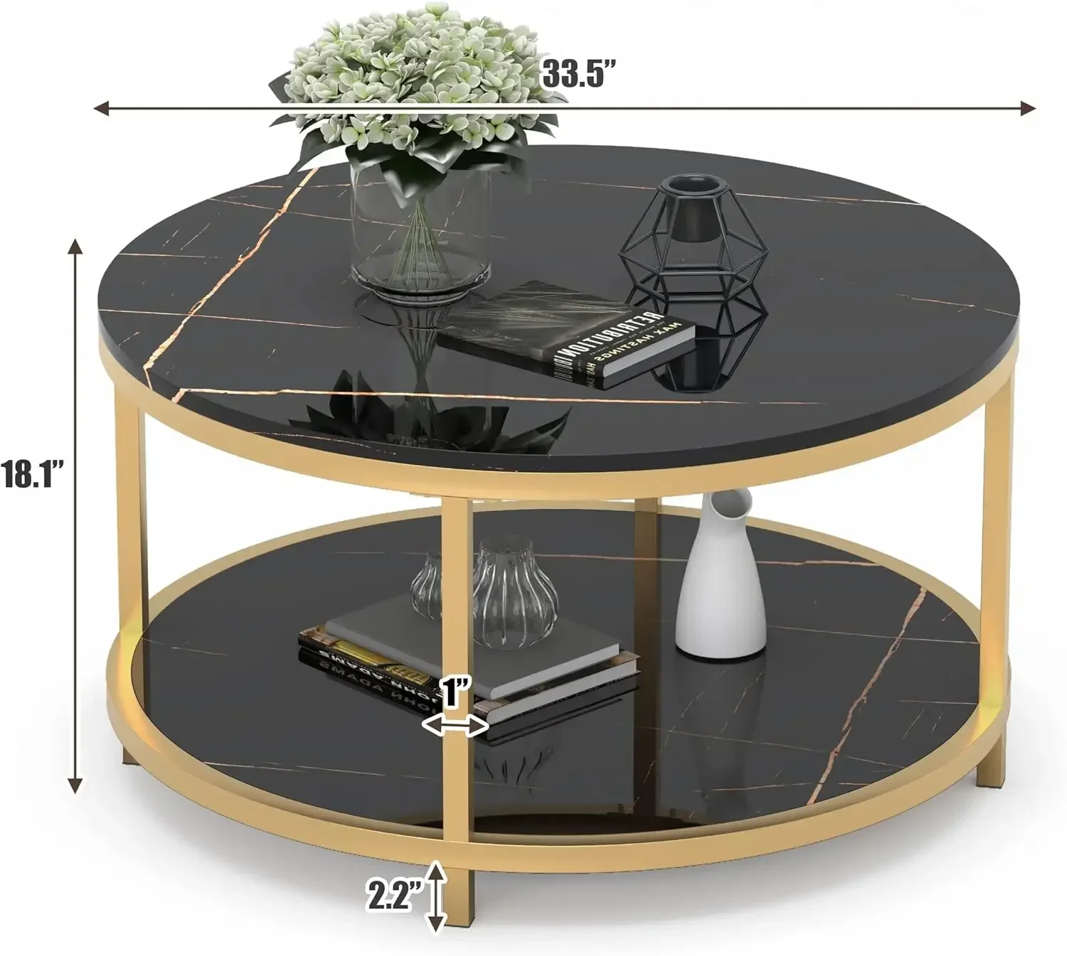 Round Coffee Table 33.5