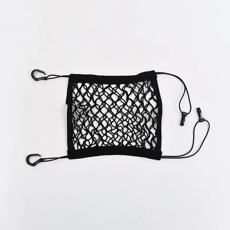 Nowy Czarny Organizer Samochodowy na Oparcie Fotela Elastyczna Siatka Samochodowa Torba Przestrzeń na Bagaż Kieszeń do Samochodu 30*25CM