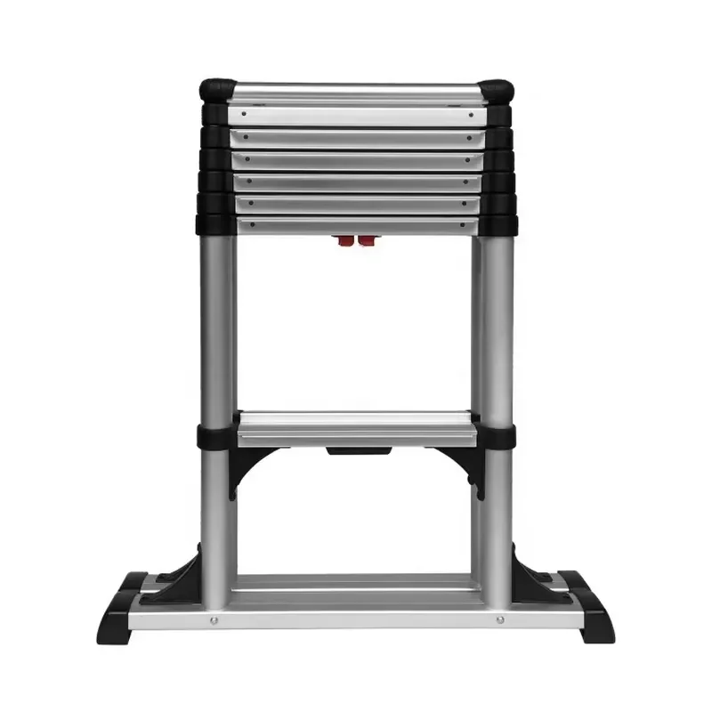 Customized Folding Outdoor Aluminum Ladders Industrial Aluminum Extension Straight Ladder