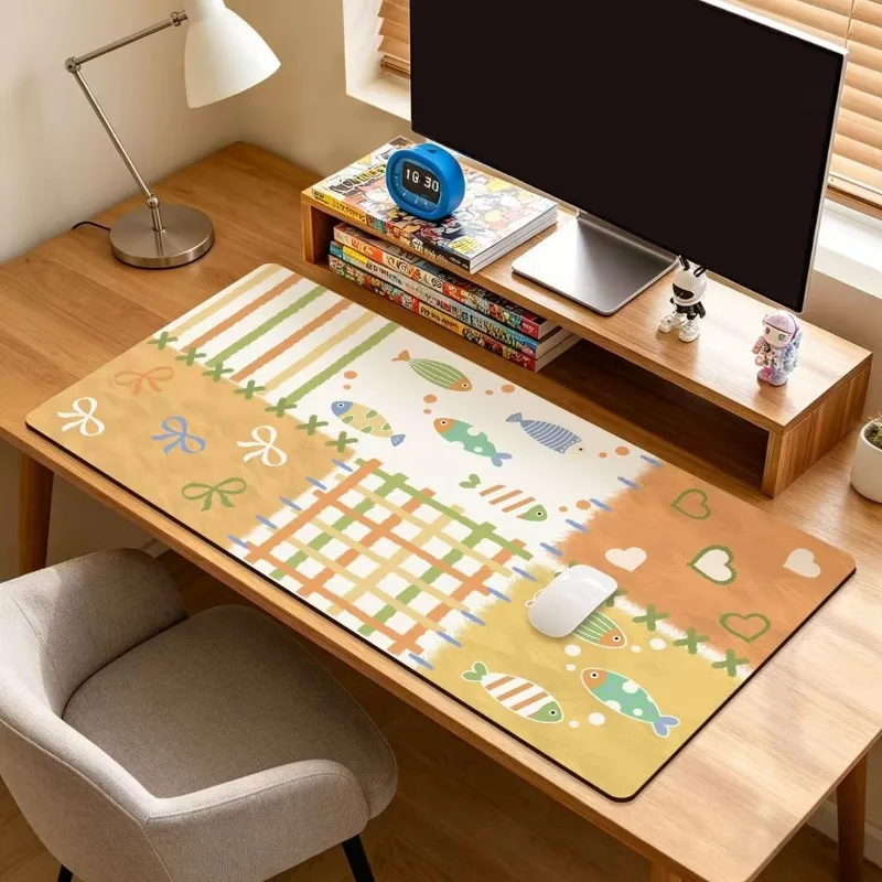 oversized mouse pad simple boys and girls e-sports game office  wrist guard computer desk mat