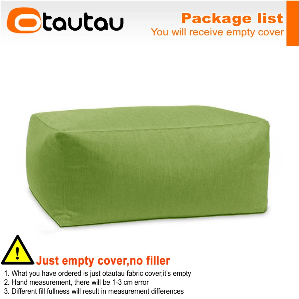 OTAUTAU Outdoor Oxford Zitzakhoes Zwemmen Zwembad Float Lounger Beach Club Poef SF505 【Geen vulmiddel! U moet het zelf opvullen!】