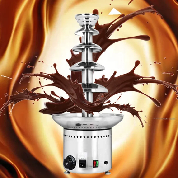 110V Chocolate Fountain Cascade Machine/ 7 Tier Chocolate Fountain Melting Machine/ Chocolate Fountain Machine For Home