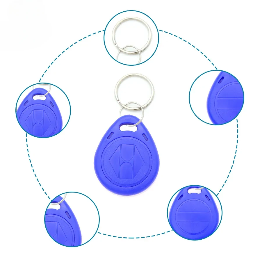 Imagem -06 - Tag Rfid Regravável Regravável T5577 Em4305 Reescrever Duplicado Pode Copiar 125khz Cartão Proximidade Token Keyfobs Pcs