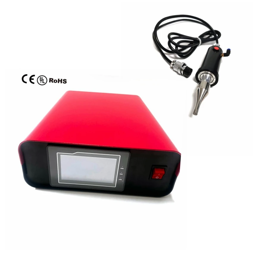 28khz 40Khz Handheld Touch Screen Ultrasonic Spot Welder with Titanium Welding Tips