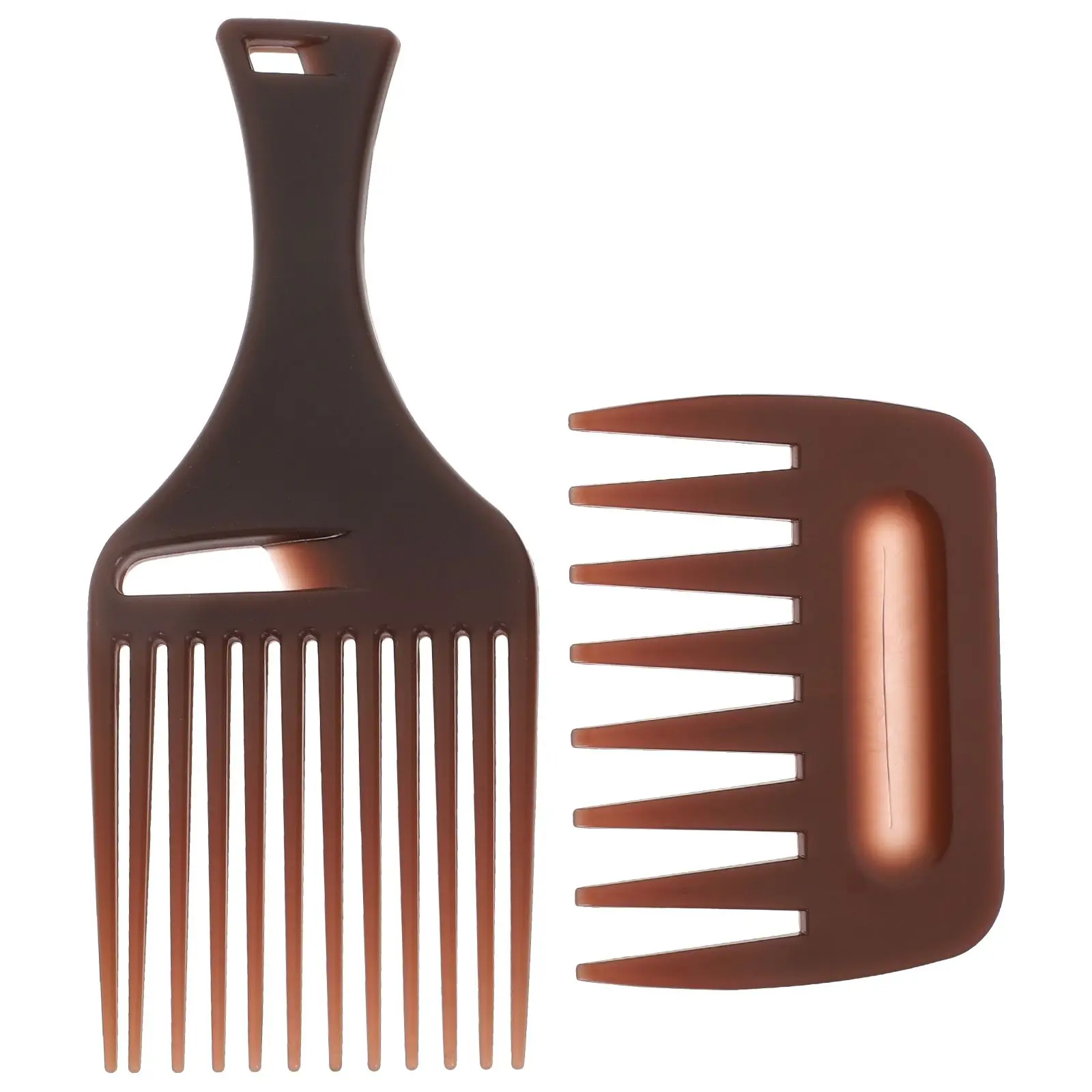 

2 Pcs Hair Styling Comb Large Tooth Plastic Salon Haircut Styling Comb for Straight Curly Hair Grooming Tool