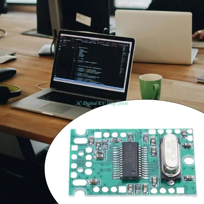 E74D Space Saving Usb 2.0 Expansion Module USB2.0 Expansion Module Splitter 4 in 1 Development Board for Multiple Devices
