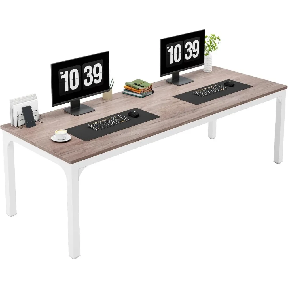 

78.7 Inches Extra Long Two Person Office Desk,Double Workstation for Home Office