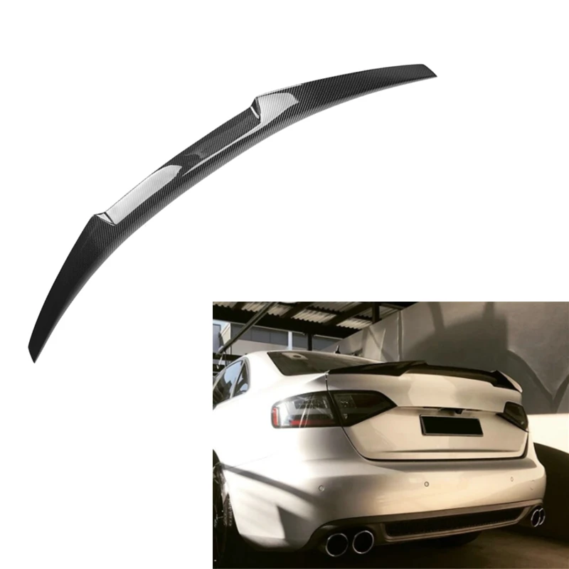 

M4 Style Rear Carbon Fiber Trunk Spoiler For Audi S4 Sedan 2009-2016 Tuning S4 Carbon Fiber Spoiler