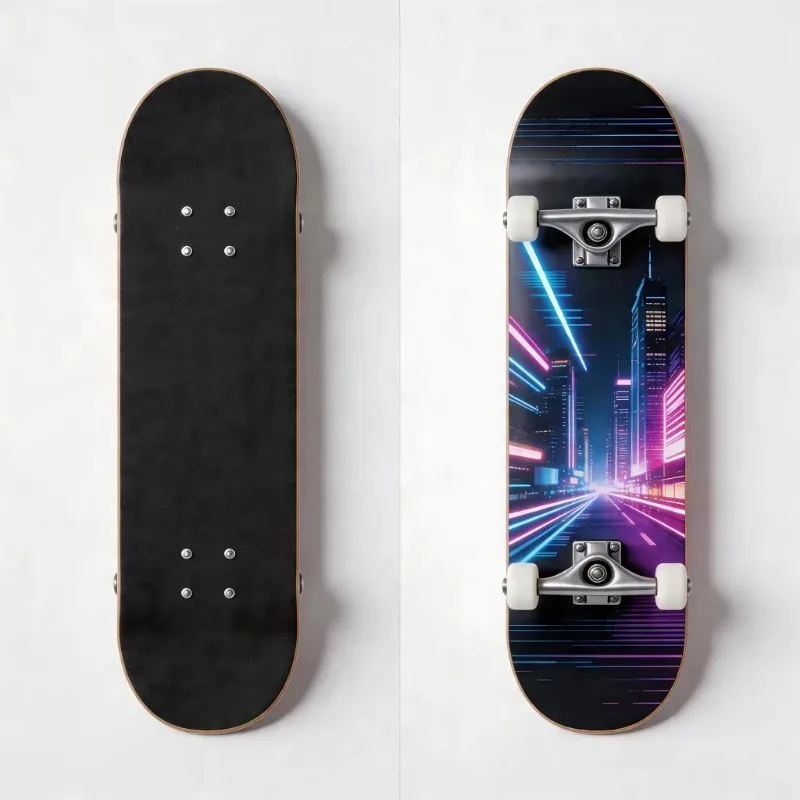 Custom Birch Maple Skate Deck High Speed 40km/h ABEC-9 Bearings Low MOQ 1 Exclusive Design