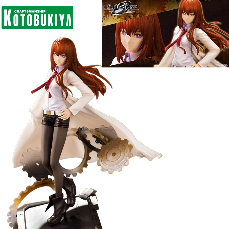 KOTOBUKIYA Original Steins;Gate Anime Figure Makise Kurisu Double of Antinomy Action Figure Toys for Kids Gift Collectible Model