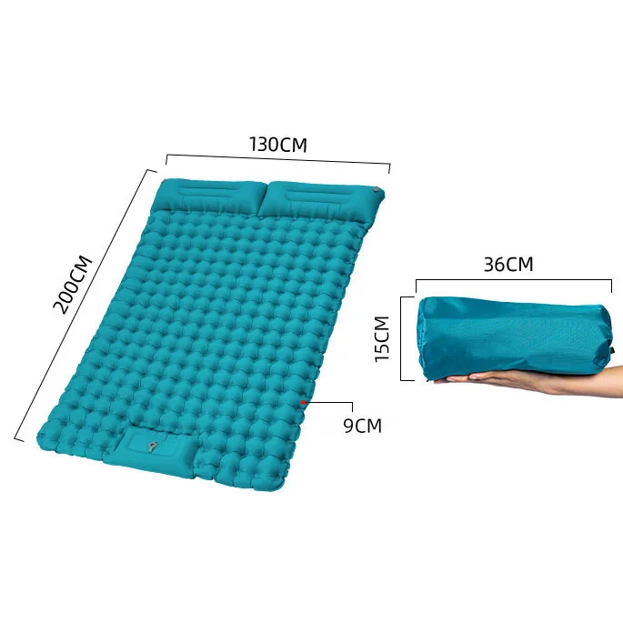 Outdoor Waterproof Inflatable Camping air Mattress Self Inflating Camping Sleeping Pad Mat