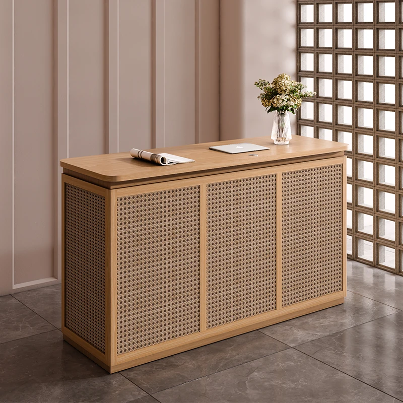 

Commercial Simple Reception Desks Register Modern Display Boutique Hotel Restaurant Reception Desks Designer Toonbank Furniture
