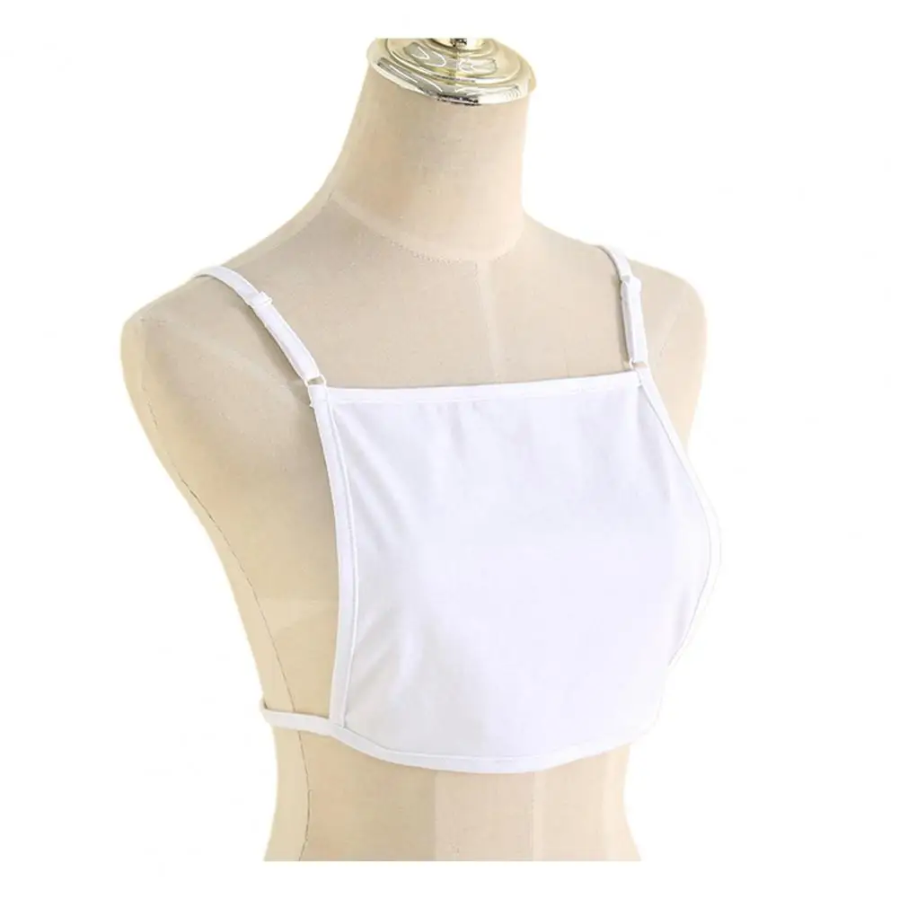 Women Modesty Panel Vest Women's Anti-exposure Chest Wrap Backless Camisole Bra Set Invisible Modesty Panel Vest for Cleavage